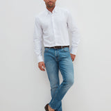 Classic Fit Weiss Royal Oxford Button Down