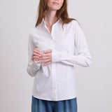 Rosanna Luxury Stretchbluse Weiss