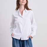Jacky Stretchbluse Weiss