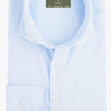 Classic Fit Leinen Hellblau