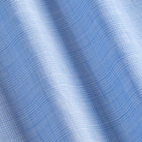 Classic Fit Chambray Feines Karo Blau