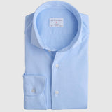 Slim Fit 4-Way Jersey Stretch Hellblau