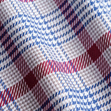 Classic Fit Karo Burgund