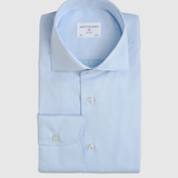 Classic Fit Twill Hellblau Extra Lang