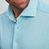 Classic Fit Piqué Türkis