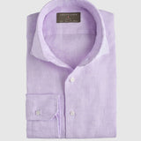 Classic Fit Leinen Flieder