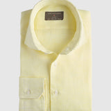 Classic Fit Leinen Gelb