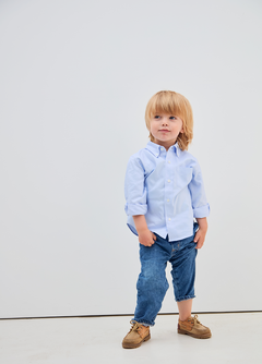 Boys Shirt Oxford Blue