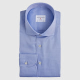 Classic Fit Struktur Blau