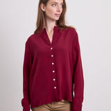 Jennifer Seidenbluse Bordeaux