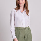 Jacky Stretch Bluse Weiss