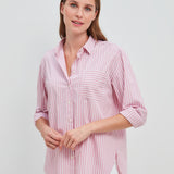 Bella Baumwollbluse Rosa