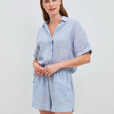 Calla Leinenbluse Gestreift