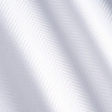 Classic Fit Twill Royal Herringbone Weiss