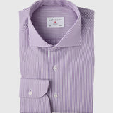 Classic Fit Streifen Rosa