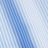 Classic Fit Hellblau Streifen Easy Iron
